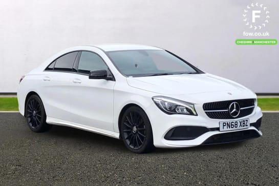 A 2018 MERCEDES-BENZ CLA CLASS CLA 200 AMG Line Night Edition 4dr Tip Auto [ Reversing camera , Bluetooth system , Mirror pack  , 18" AMG 10 spoke alloy wheels ]