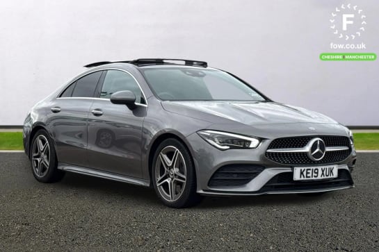 A 2019 MERCEDES-BENZ CLA CLASS CLA 220 AMG Line Premium Plus 4dr Tip Auto [ Active park assist with parktronic system , Wireless charging , Front and rear parking sensors , Energizi