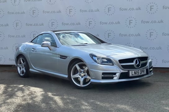 A 2015 MERCEDES-BENZ SLK SLK 250 CDI AMG Sport 2dr Tip Auto [Air Scarf, Mirror Package, Heated Seats, Media Interface, Electric/Heated Door Mirrors]