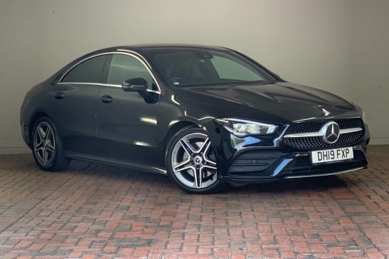 A 2019 MERCEDES-BENZ CLA CLASS CLA 200 AMG Line 4dr Tip Auto [18" Wheels, Parking Camera, Parking Sensors, Active Lane keep Assist, Light and sight pack, Mirror pack, Seat comfort p