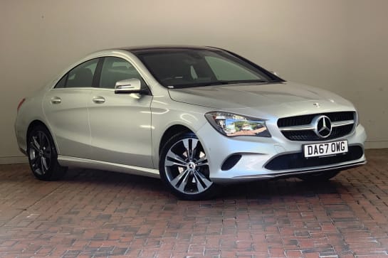 A 2017 MERCEDES-BENZ CLA CLASS CLA 180 Sport 4dr Tip Auto [Panoramic Glass Sunroof, 18" Alloys, Dynamic Driving Modes, Media Interface, USB, ISOFIX]