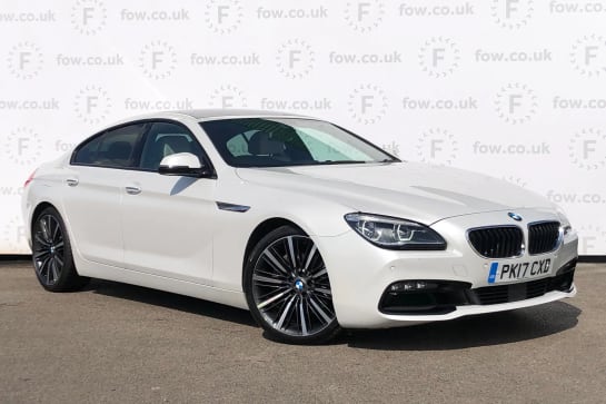 A 2017 BMW 6 SERIES 640d SE 4dr Auto [20"Alloys,Front/rear Parking distance control,Digital cockpit,Sports function on gearbox with steering wheel mounted gearshift paddl