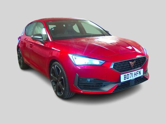 A 2021 CUPRA LEON 1.4 eHybrid VZ2 5dr DSG [Dynamic and comfort pack, 19" Machined black and silver alloy wheels, Three zone climate control]