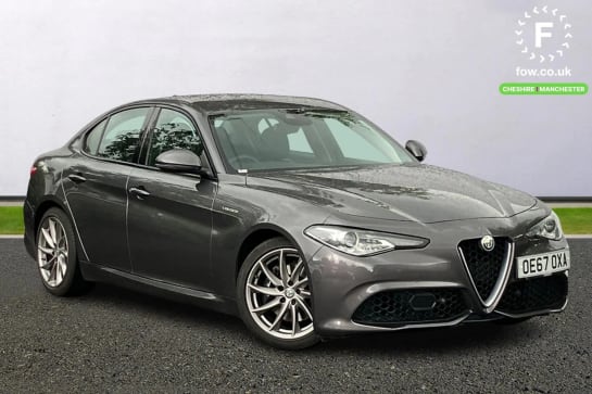 A 2018 ALFA ROMEO GIULIA 2.0 TB 280 Veloce 4dr Auto [Front and rear parking sensors,18"Alloys,Lane departure warning system,Electrically adjustable and folding door mirrors,40