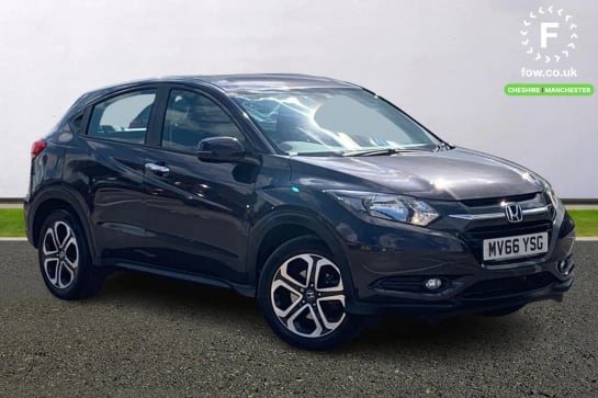 A 2016 HONDA HR-V 1.5 i-VTEC SE CVT 5dr [Bluetooth hands free telephone connection,Front and rear parking sensors,Cruise control + speed limiter,Steering wheel mounted