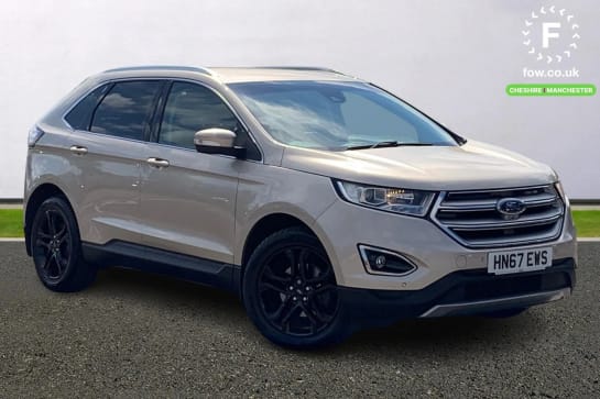 A 2017 FORD EDGE 2.0 TDCi 180 Titanium 5dr [ Front Wide View Camera,Lane keep assist,Front and rear parking sensors,Electric folding door mirrors with puddle lamps,Pow