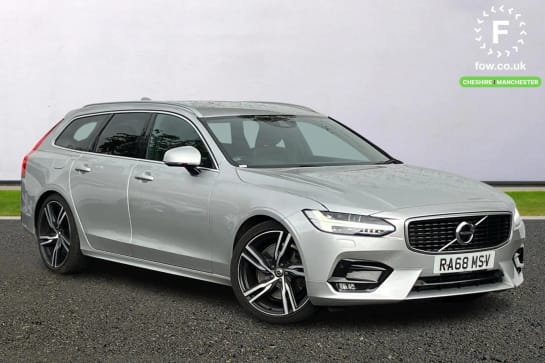 A 2019 VOLVO V90 2.0 T4 R DESIGN Pro 5dr Geartronic [Black Nappa Leather, Rear Parking Camera, Heated Seats]