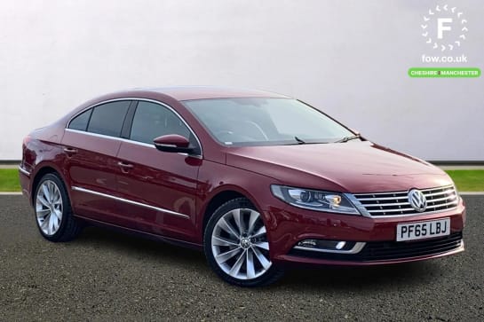 A 2016 VOLKSWAGEN CC 2.0 TDI 150 BlueMotion Tech GT 4dr [Murano Red/Black Nappa Leather, Multi Function Display Colour Screen, Discover Nav, DAB Radio, 18" Alloys]