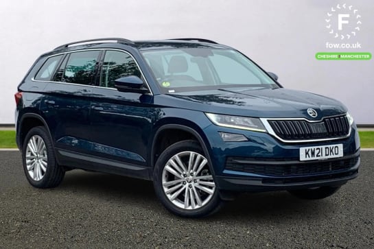 A 2021 SKODA KODIAQ 2.0 TDI 200 SE L 4x4 5dr DSG [7 Seat] [Panoramic Sunroof, Electrically folding tow bar with adaptor, Virtual Cockpit, Parking Sensors]