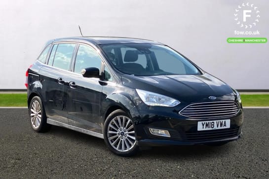 A 2018 FORD GRAND C-MAX 1.0 EcoBoost 125 Titanium Navigation 5dr [Rear parking sensor,Multi function display colour screen,Steering wheel mounted audio controls,Electric fold