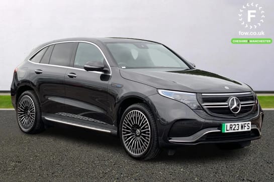 A 2023 MERCEDES-BENZ EQC EQC 400 300kW AMG Line Premium 80kWh 5dr Auto [21" AMG Alloys, Electric Sliding Sunroof, Easy-Pack Tailgate, Smartphone Integration, Black Leather]