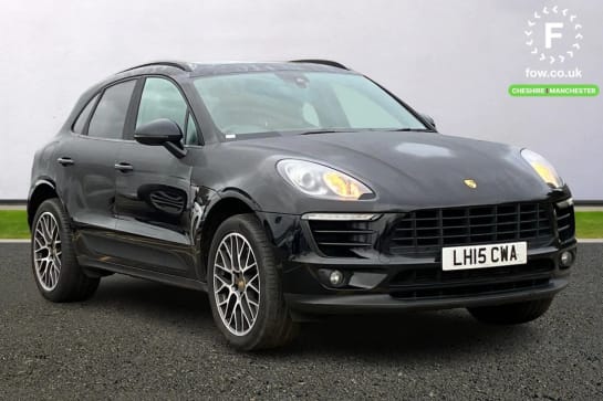 A 2015 PORSCHE MACAN S Diesel 5dr PDK [20" Wheels, Panoramic Roof, Comfort Seats with memory Package, BOSE, Active Suspension Mangement, Sport Tailpiepe, Black Roof Rails]