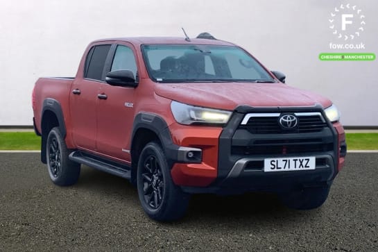 A 2021 TOYOTA HILUX Invincible X D/Cab Pick Up 2.8 D-4D Auto [Spray-On Bedliner Overrail,Front and rear parking sensors,Steering wheel mounted audio controls,Follow me ho