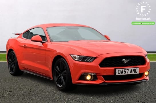 A 2016 FORD MUSTANG 2.3 EcoBoost 2dr [19"Alloys,Rear view camera,Electric folding door mirrors with puddle lamps,Auto dimming rear view mirror,Leather multifunction steer