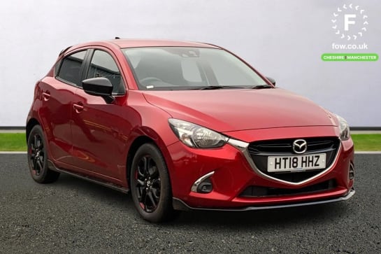 A 2018 MAZDA MAZDA2 1.5 Sport Black+ 5dr [Bluetooth hands free telephone connection,Lane departure warning system,Steering wheel mounted audio controls,Bluetooth audio st