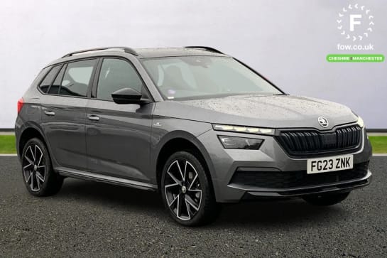 A 2023 SKODA KAMIQ 1.0 TSI 110 Monte Carlo 5dr [Front assist system,Bluetooth system,Dimming rear view mirror with black surround,Electrically adjustable and heated door