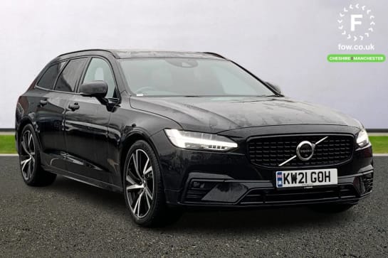 A 2021 VOLVO V90 2.0 B5D R DESIGN 5dr AWD Auto [Power Glass Tilt And Slide Panoramic Sunroof, Climate Pack, Driver Assist, Lounge Pack, Parking Camera 360 Degree Surro