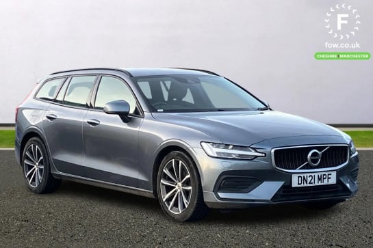 A 2021 VOLVO V60 2.0 B3P Momentum 5dr Auto [Front and rear park assist, Hill start assist, Leather-Faced - Charcoal]