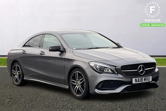 A 2018 MERCEDES-BENZ CLA CLASS CLA 180 AMG Line 4dr Tip Auto [Active park assist with parktronic system, LED headlights with LED daytime running lights]