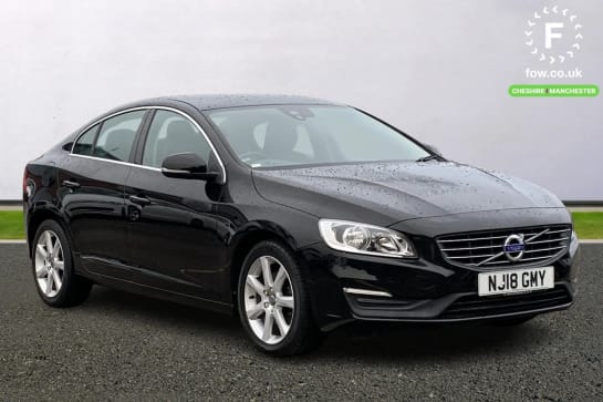 A 2018 VOLVO S60 T4 [190] SE Nav 4dr [Leather] [Rear park assist,Remote audio controls on steering wheel,Electric heated + adjustable door mirrors]