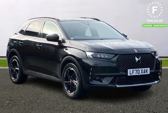 A 2020 DS DS 7 CROSSBACK 1.5 BlueHDi Performance Line 5dr EAT8 [Lane departure warning system,Bluetooth hands free and media streaming,Electric folding door mirrors with DS LE