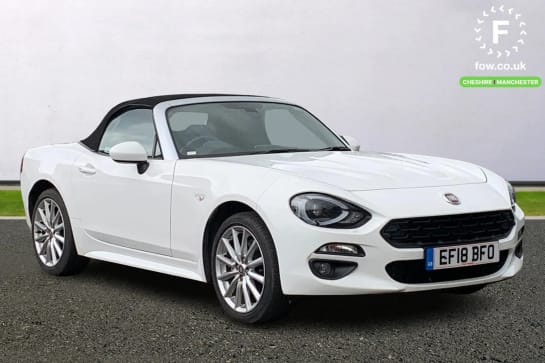 A 2018 FIAT 124 SPIDER 1.4 Multiair Lusso Plus 2dr [Rear parking sensors,Rear parking camera,Cruise control + speed limiter,Electrically adjustable door mirrors,Leather stee