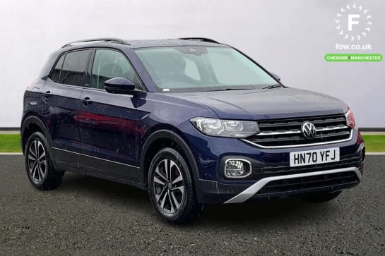 A 2021 VOLKSWAGEN T-CROSS 1.0 TSI 110 United 5dr DSG [Winter pack,Bluetooth telephone and audio connection for compatible devices,Front and rear parking sensor,Electric adjusta