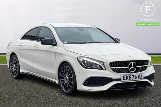 A 2018 MERCEDES-BENZ CLA CLASS CLA 220d WhiteArt 4dr Tip Auto [Bluetooth system,Active park assist with parktronic system,Front and rear electric windows,Electric adjustable heated