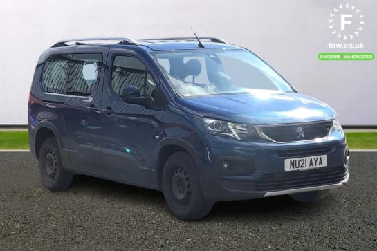 A 2021 PEUGEOT RIFTER 1.5 BlueHDi 100 Allure [7 Seats] 5dr [Bluetooth telephone facility,Steering wheel mounted controls,Electric heated door mirrors,Electric front windows