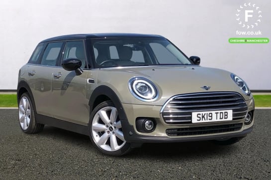 A 2019 MINI CLUBMAN 1.5 Cooper Exclusive 6dr Auto [Comfort Pack] [ Heated Front Windscreen,18"Alloys,Roof and Mirror Caps - Black,Compatible mobile phone bluetooth with a