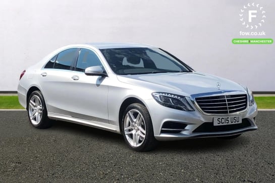 A 2015 MERCEDES-BENZ S CLASS S350 BlueTEC AMG Line 4dr Auto [19" Wheels, Keyless-Go Package, 360 Degree Camera, Heated Seats]