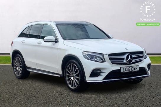 A 2018 MERCEDES-BENZ GLC GLC 350d 4Matic AMG Line Prem Plus 5dr 9G-Tronic [Panoramic Roof, Satellite Navigation, Heated Seats, Parking Camera, Running Boards]