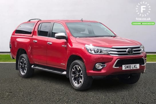 A 2018 TOYOTA HILUX Invincible X D/Cab Pick Up 2.4 D-4D Auto [Lane departure warning system, Rear View Camera, Road sign assist]