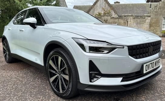 A 2020 POLESTAR 2 300kW Pilot Plus 78kWh Dual motor 5dr 4WD Auto [ Pilot assist , Reversing camera including rear park assist , Heated front and rear seats , Heated ste