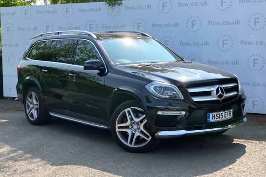A 2015 MERCEDES-BENZ GL CLASS GL350 BlueTEC AMG Sport 5dr Tip Auto [Two Tone Leather Upholstery, Memory Package, Panoramic Roof, Parking Package, Ambient Lighting, Active Park Assi