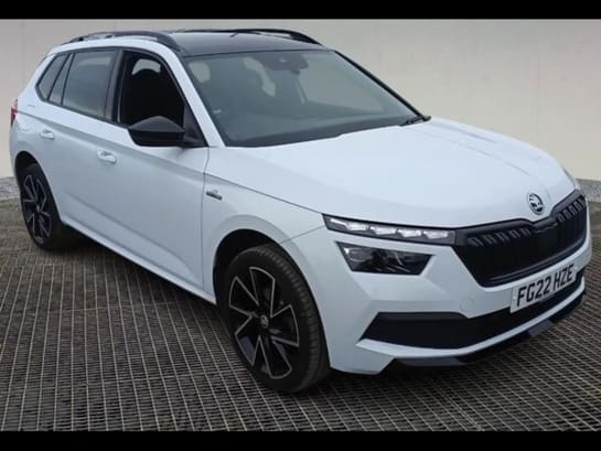 A 2022 SKODA KAMIQ 1.5 TSI Monte Carlo 5dr [ Front assist system , Bluetooth system , 18" Vega alloy wheels in black ]