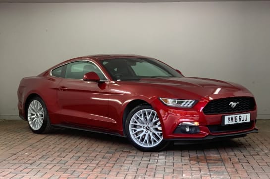 A 2016 FORD MUSTANG 2.3 EcoBoost [Custom Pack] 2dr [Custom Pack, Rear View Camera,  Shaker Sound System, Cruise Control, Bi-Xenon Headlights, 19" Alloy Wheels, Reverse Pa