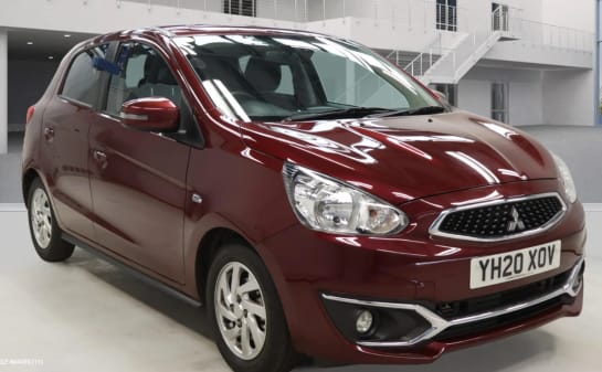 A 2020 MITSUBISHI MIRAGE 1.2 3 5dr [ Engine start/stop button , Bluetooth with music streaming , 14" alloy wheels , Brake assist function ]