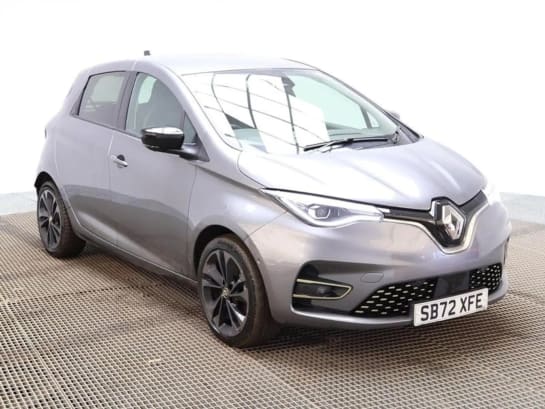 A 2023 RENAULT ZOE 100kW Iconic R135 50kWh Boost Charge 5dr Auto [Apple CarPlay, Heated Seats, Rear Camera, Heated Steering Wheel, LED Headlights, 17" Alloys, Sat Nav]