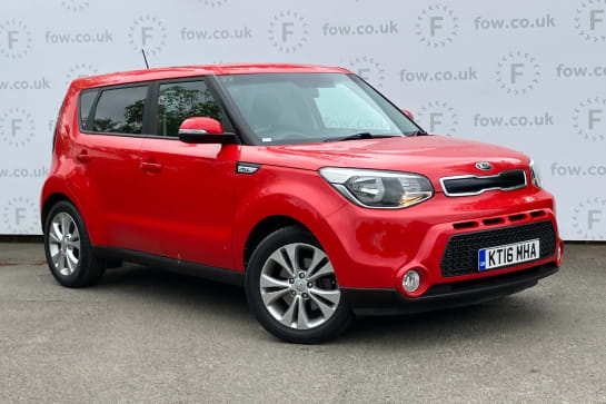 A 2016 KIA SOUL 1.6 GDi Connect 5dr [Cruise control + speed limiter,Reversing camera,Steering wheel mounted audio controls,Electric folding door mirrors,17"Alloys]