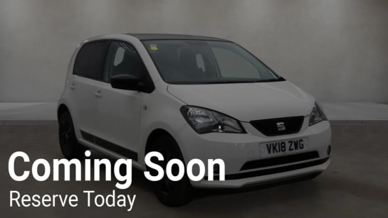 A 2018 SEAT MII 1.0 Design Mii 5dr [Air Conditioning, Alloy Wheels, Privacy Glass]