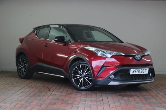 A 2018 TOYOTA C-HR 1.8 Hybrid Red Edition 5dr CVT [ntelligent parking assist with front, rear and side parking sensors,Lane change assist and blind spot monitor ,Reversi