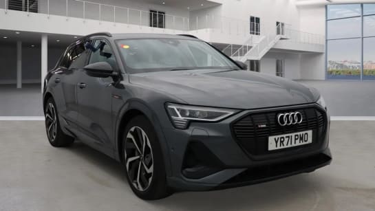 A 2021 AUDI E-TRON 230kW 50 Quattro 71kWh Black Edition 5dr Auto [Extended Twin Leather Pack, Virtual Cockpit, Rear View Camera, Privacy Glass, Audi Music Interface In T