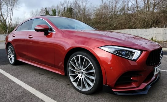 A 2019 MERCEDES-BENZ CLS CLS 400d 4Matic AMG Line Premium + 4dr 9G-Tronic [Cruise control + speed limiter, Burmester surround sound, Mirror pack]