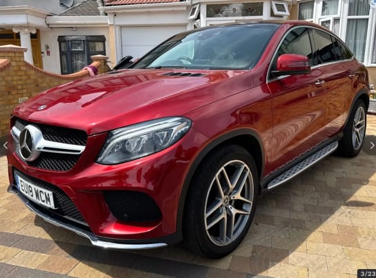 A 2018 MERCEDES-BENZ GLE COUPE GLE 350d 4Matic Designo Line 5dr 9G-Tronic [ Active park assist with parktronic system , Surround camera system , Bluetooth interface for hands free t