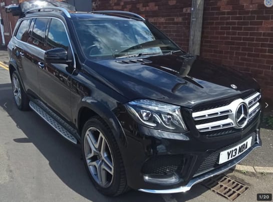 A 2017 MERCEDES-BENZ GLS GLS 350d 4Matic AMG Line 5dr 9G-Tronic [ Bluetooth interface for hands free telephone , Parking pilot with front and rear sensors, steering assist and