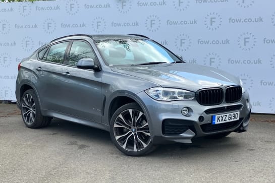 A 2017 BMW X6 xDrive40d M Sport 5dr Step Auto [20"Alloys,Black Roof Rails,360 Degree Camera Parking Assistance,Electric + heated aspheric door mirrors]