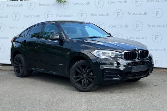 A 2016 BMW X6 xDrive30d M Sport 5dr Step Auto [Dakota Leather,6.5" colour display screen,Adaptive M suspension,Electric + heated aspheric door mirrors,Electric fron