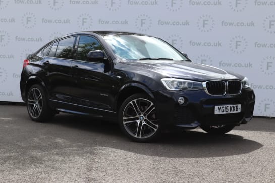 A 2015 BMW X4 xDrive20d M Sport 5dr Step Auto [Enhanced Bluetooth telephone preparation,20"Alloys,Professional Media package,Sun protection glazing]