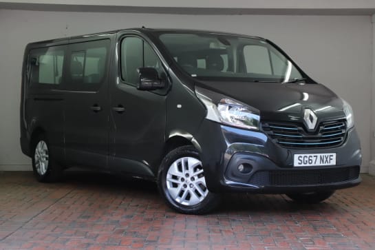 A 2017 RENAULT TRAFIC LL29 ENERGY dCi 125 Sport Nav 9 Seater [Cruise control with speed limiter,Rear parking distance sensor,Automatic head lights + windscreen wipers + fro